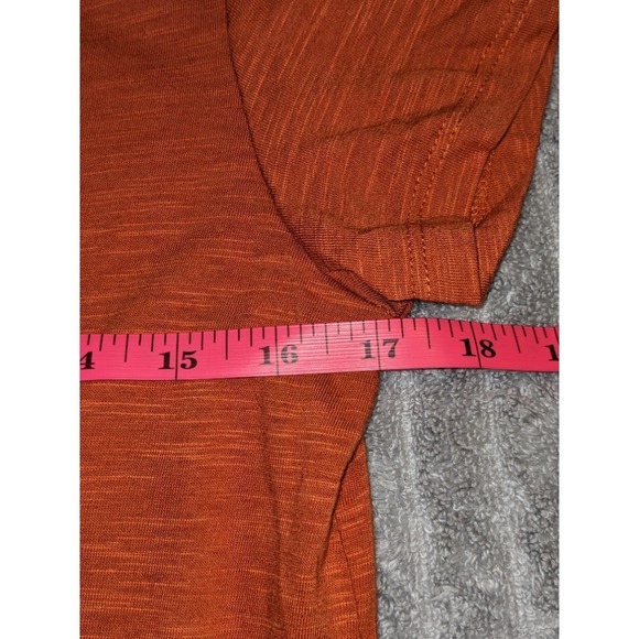 Sanctuary Knot-Front T-Shirt Casual Short Sleeve Top Burnt Orange Size S NWT $49 - Picture 10 of 10